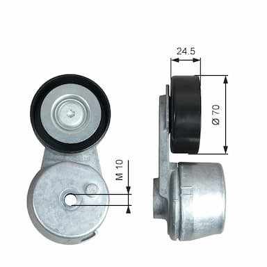 Siksnas spriegotājs, Ķīļsiksna GATES T39375 1