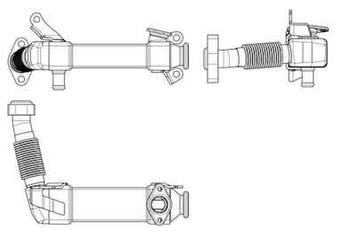 Radiators, Izplūdes gāzu recirkulācija MAHLE CE 17 000P 2