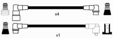 Augstsprieguma vadu komplekts NGK 8500 2