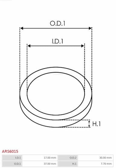 Remkomplekts, Ģenerators AS-PL ARS6015 2