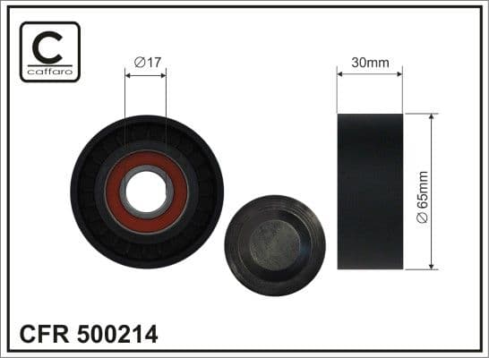 Spriegotājrullītis, Ķīļrievu siksna CAFFARO 500214 1