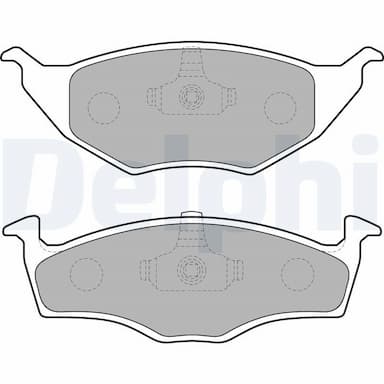 Bremžu uzliku kompl., Disku bremzes DELPHI LP1675 1