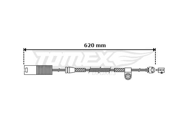 Indikators, Bremžu uzliku nodilums TOMEX Brakes TX 30-32 1