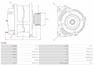 Ģenerators AS-PL A2066 5