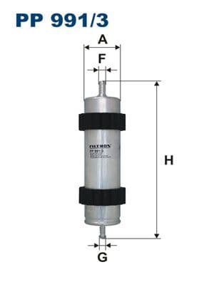 Degvielas filtrs FILTRON PP 991/3 1