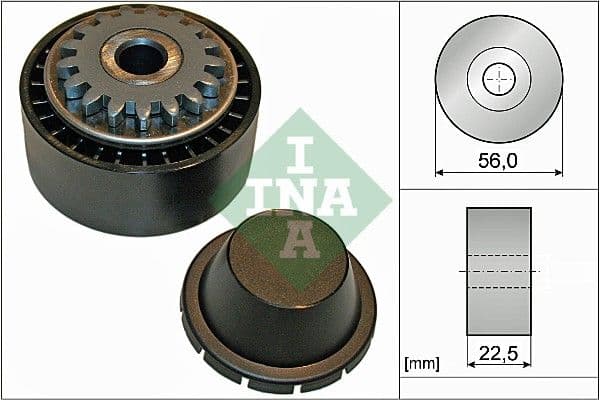 Spriegotājrullītis, Ķīļrievu siksna INA 531 0854 10 1