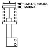 Remkomplekts, Amortizatora statnes balsts KYB SM5165 3