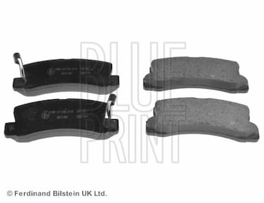 Bremžu uzliku kompl., Disku bremzes BLUE PRINT ADT34284 1