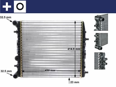 Radiators, Motora dzesēšanas sistēma MAHLE CR 454 000S 1