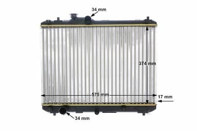 Radiators, Motora dzesēšanas sistēma MAHLE CR 1194 000S 12