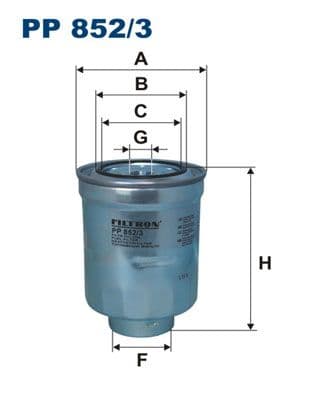 Degvielas filtrs FILTRON PP 852/3 1