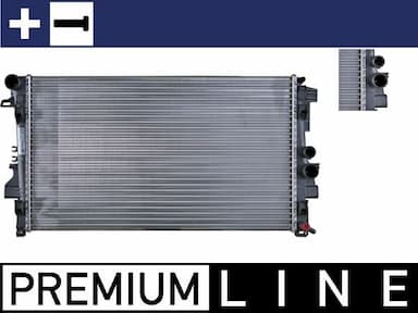 Radiators, Motora dzesēšanas sistēma MAHLE CR 608 000P 1