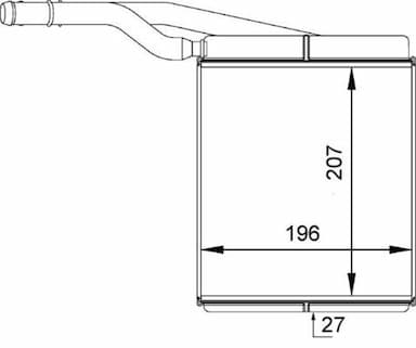 Siltummainis, Salona apsilde MAHLE AH 143 000P 2