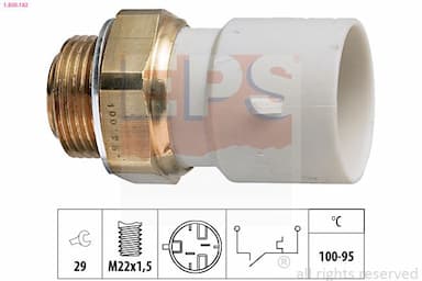 Termoslēdzis, Radiatora ventilators EPS 1.850.182 1