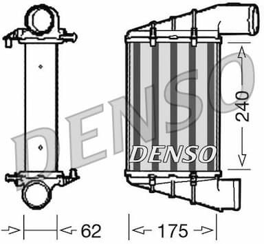 Starpdzesētājs DENSO DIT02001 1