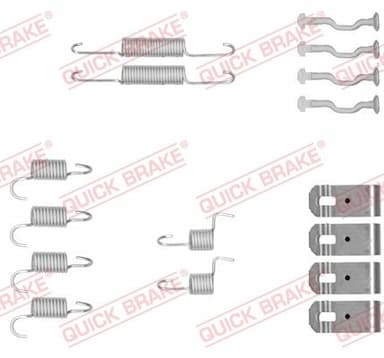 Piederumu komplekts, Stāvbremzes mehānisma bremžu loks QUICK BRAKE 105-0876 1