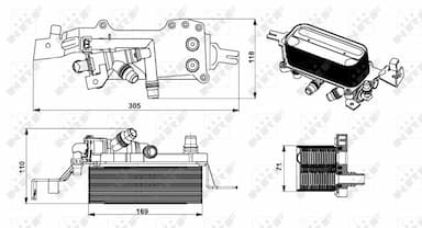 Eļļas radiators, Automātiskā pārnesumkārba NRF 31749 5