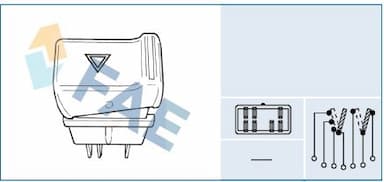 Avārijas gaismas signāla slēdzis FAE 61110 1