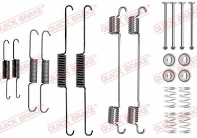 Piederumu komplekts, Bremžu loki QUICK BRAKE 105-0817 1