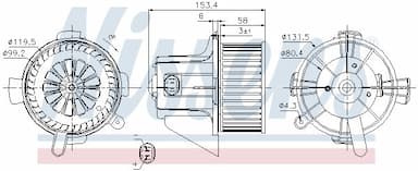 Salona ventilators NISSENS 87090 6