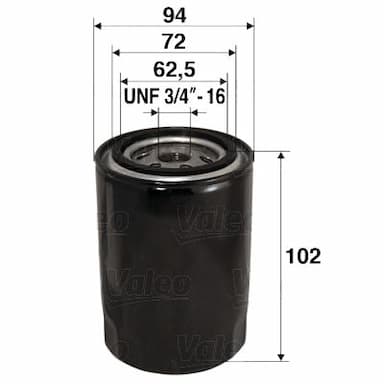 Eļļas filtrs VALEO 586066 1