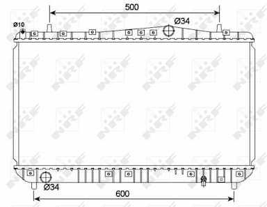 Radiators, Motora dzesēšanas sistēma NRF 53150 2