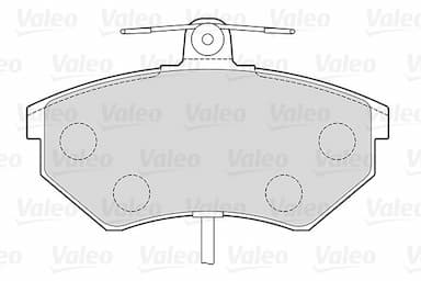 Bremžu uzliku kompl., Disku bremzes VALEO 301484 2