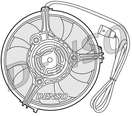 Ventilators, Motora dzesēšanas sistēma DENSO DER02001 1