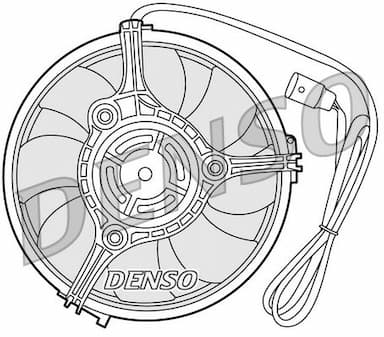 Ventilators, Motora dzesēšanas sistēma DENSO DER02001 1