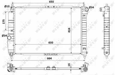 Radiators, Motora dzesēšanas sistēma NRF 53902 1