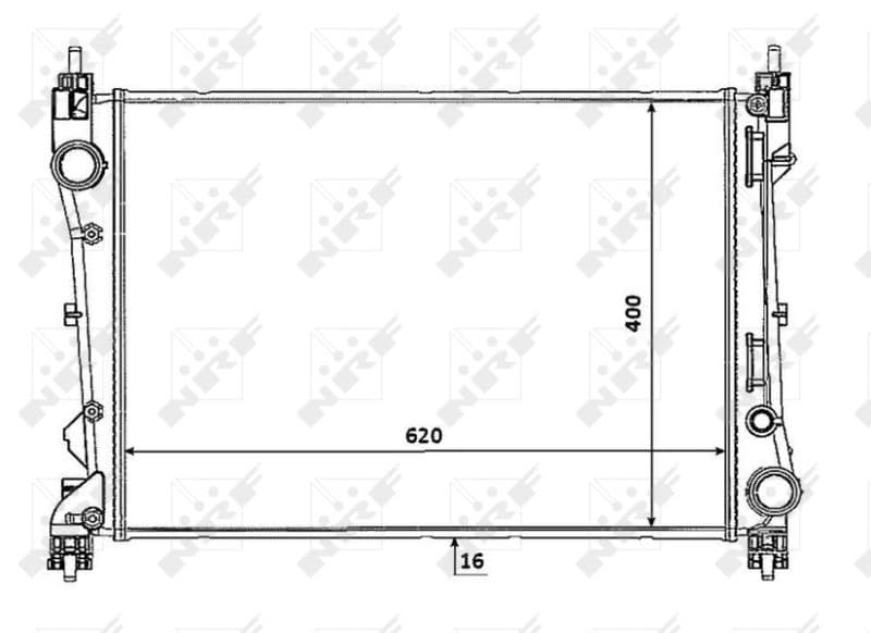 Radiators, Motora dzesēšanas sistēma NRF 53935 1