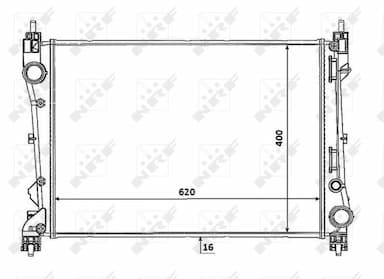 Radiators, Motora dzesēšanas sistēma NRF 53935 1