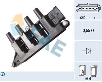 Aizdedzes spole FAE 80340 1