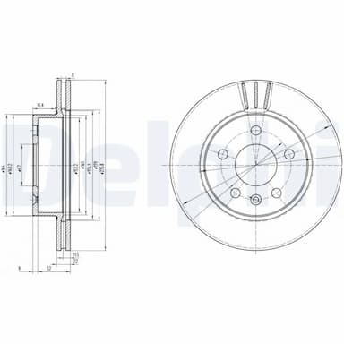 Bremžu diski DELPHI BG3296 1