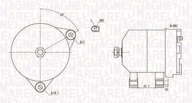 Ģenerators MAGNETI MARELLI 063731915010 1