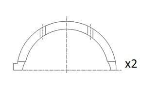 Distancpaplāksne, Kloķvārpsta FAI AutoParts BT3000-STD 1