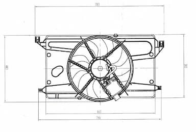 Ventilators, Motora dzesēšanas sistēma NRF 47879 5