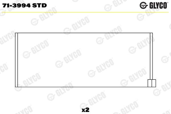 Klaņa gultnis GLYCO 71-3994 STD 1