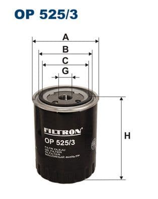 Eļļas filtrs FILTRON OP 525/3 1