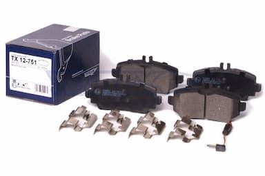 Bremžu uzliku kompl., Disku bremzes TOMEX Brakes TX 12-751 2