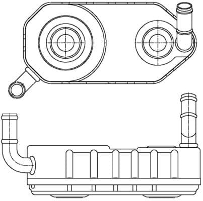 Eļļas radiators, Automātiskā pārnesumkārba MAHLE CLC 177 000S 1