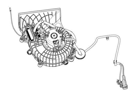 Ventilators, Elektroauto akumulatoru baterija MAHLE CFB 1 000P 1