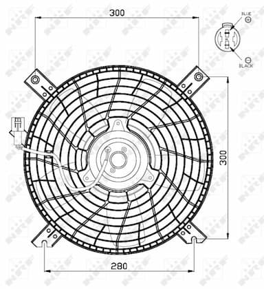 Ventilators, Motora dzesēšanas sistēma NRF 47469 3