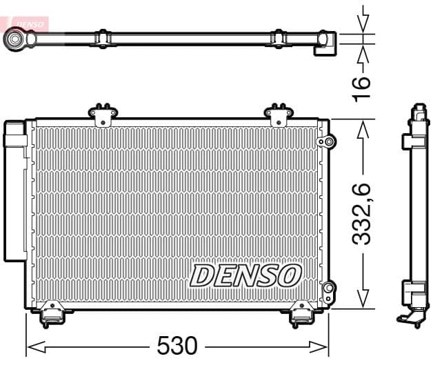 Kondensators, Gaisa kond. sistēma DENSO DCN50060 1