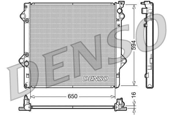 Radiators, Motora dzesēšanas sistēma DENSO DRM50036 1