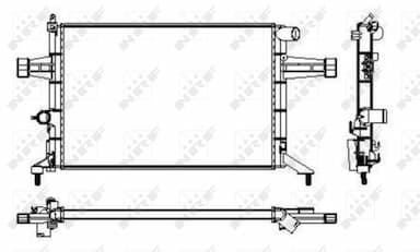 Radiators, Motora dzesēšanas sistēma NRF 53628 5