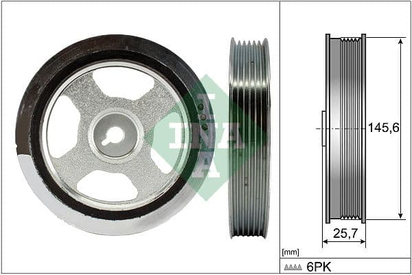 Piedziņas skriemelis, Kloķvārpsta Schaeffler INA 544 0176 10 1