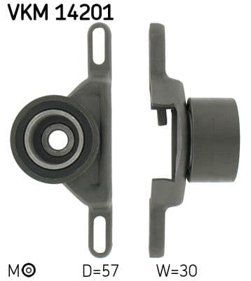 Spriegotājrullītis, Gāzu sadales mehānisma piedziņas siksna SKF VKM 14201 1