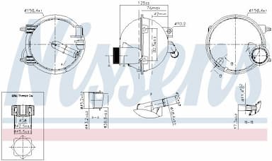 Kompensācijas tvertne, Dzesēšanas šķidrums NISSENS 996148 5