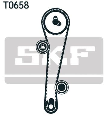 Zobsiksnas komplekts SKF VKMA 95656 2